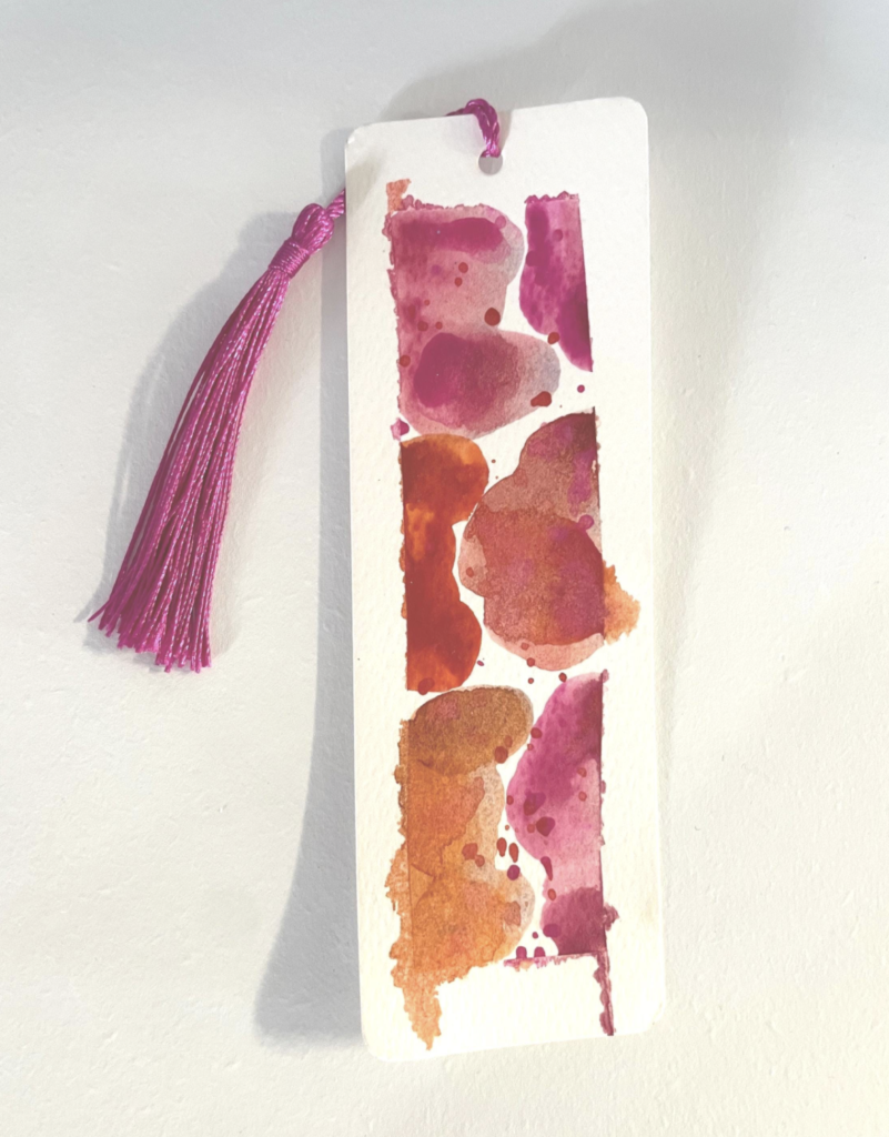 Single-Sided Hand Painted Watercolour Bookmarks